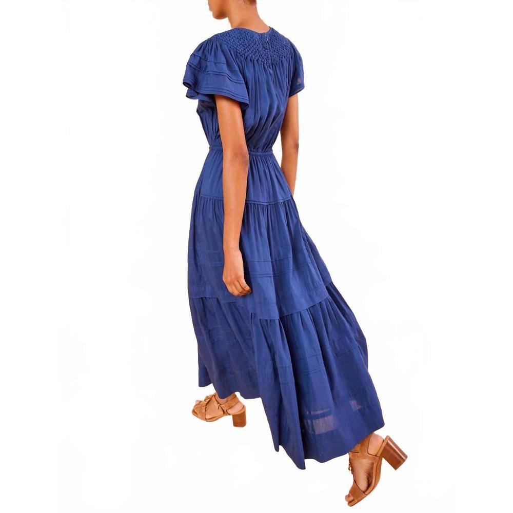 NEW ULLA JOHNSON marika dress in midnight - Picture 2 of 2